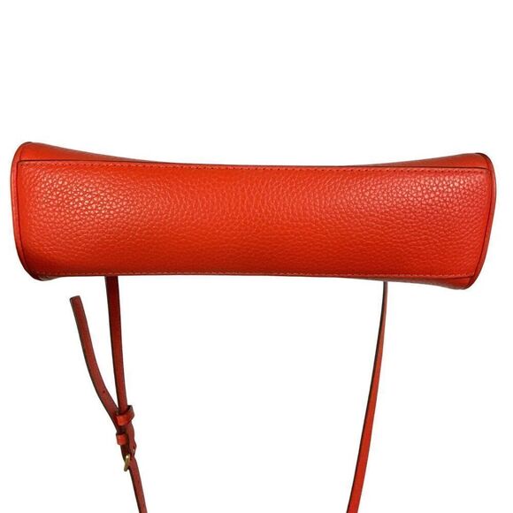 Tory Burch Blake Medium Leather Crossbody Bag in Brilliant Red - Picture 15 of 16